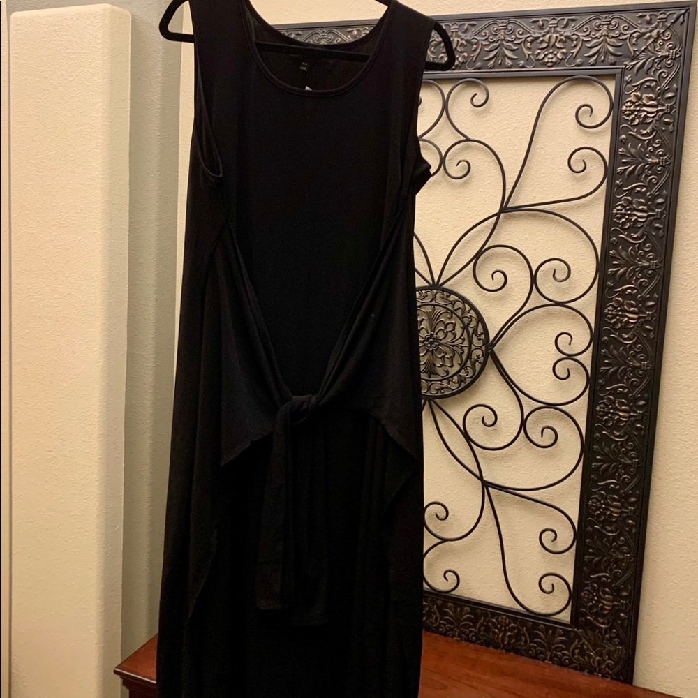 Tie Front Midi Dress
